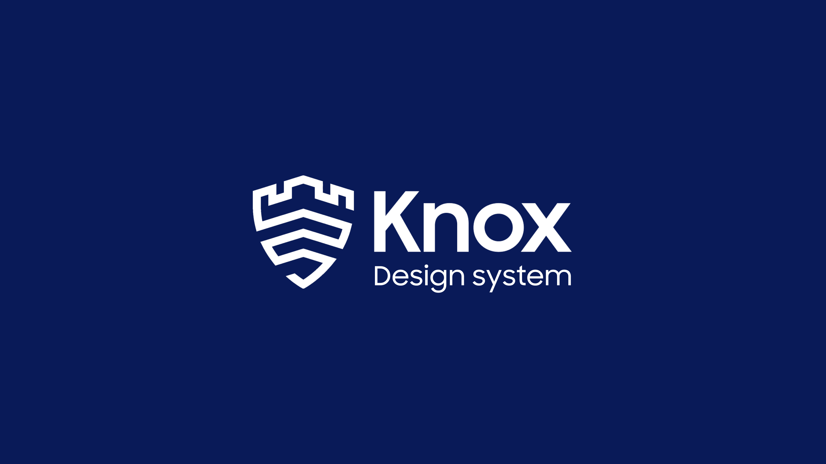 This is an image showing a banner of my Samsung Knox Design System Project.