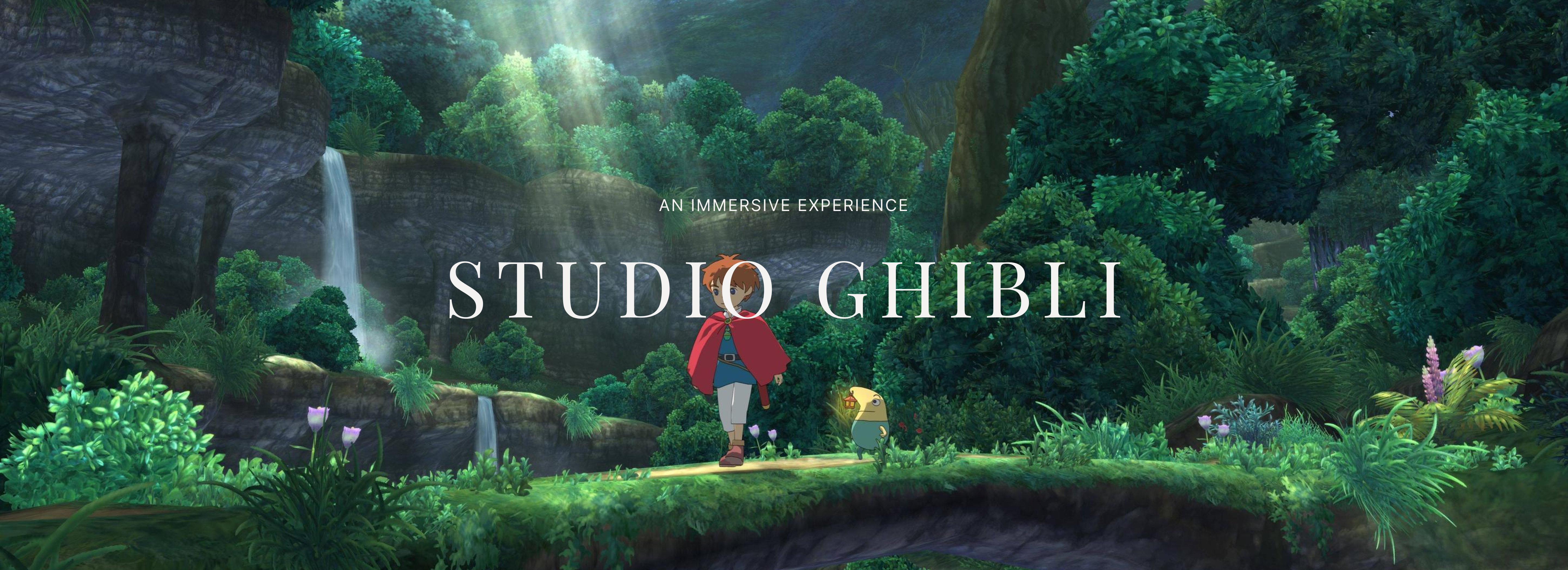 This is the banner for my Studio Ghibli project. It features a frame from one of the studio's films.