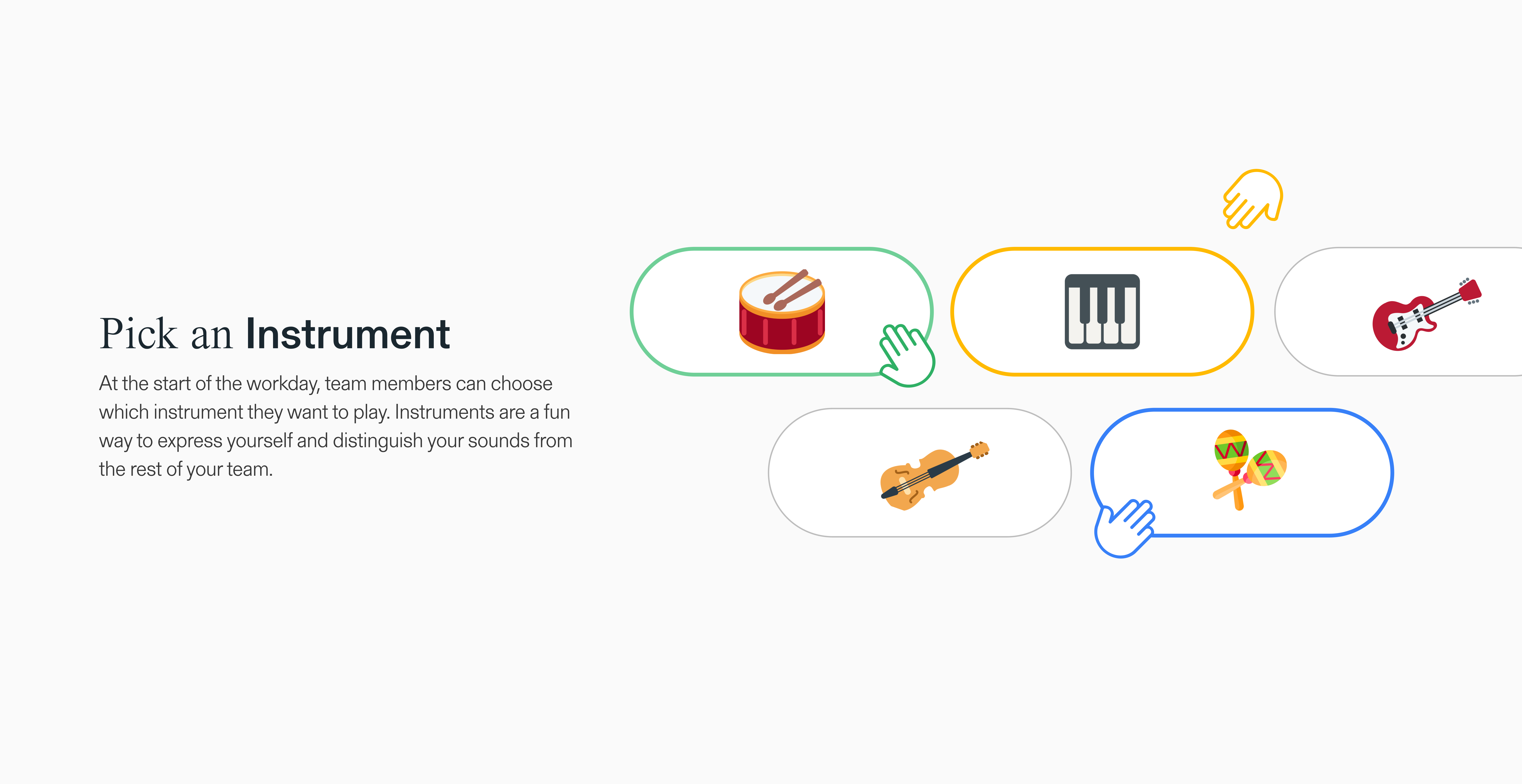 This is an image showing the range of customization options available to users.